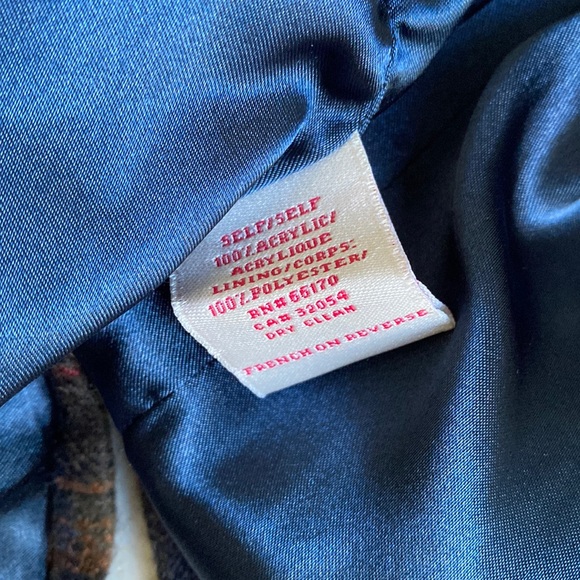 Vintage Urban Outfitters Character Hero Shrunken Plaid Blazer Jacket Size S - Picture 5 of 5